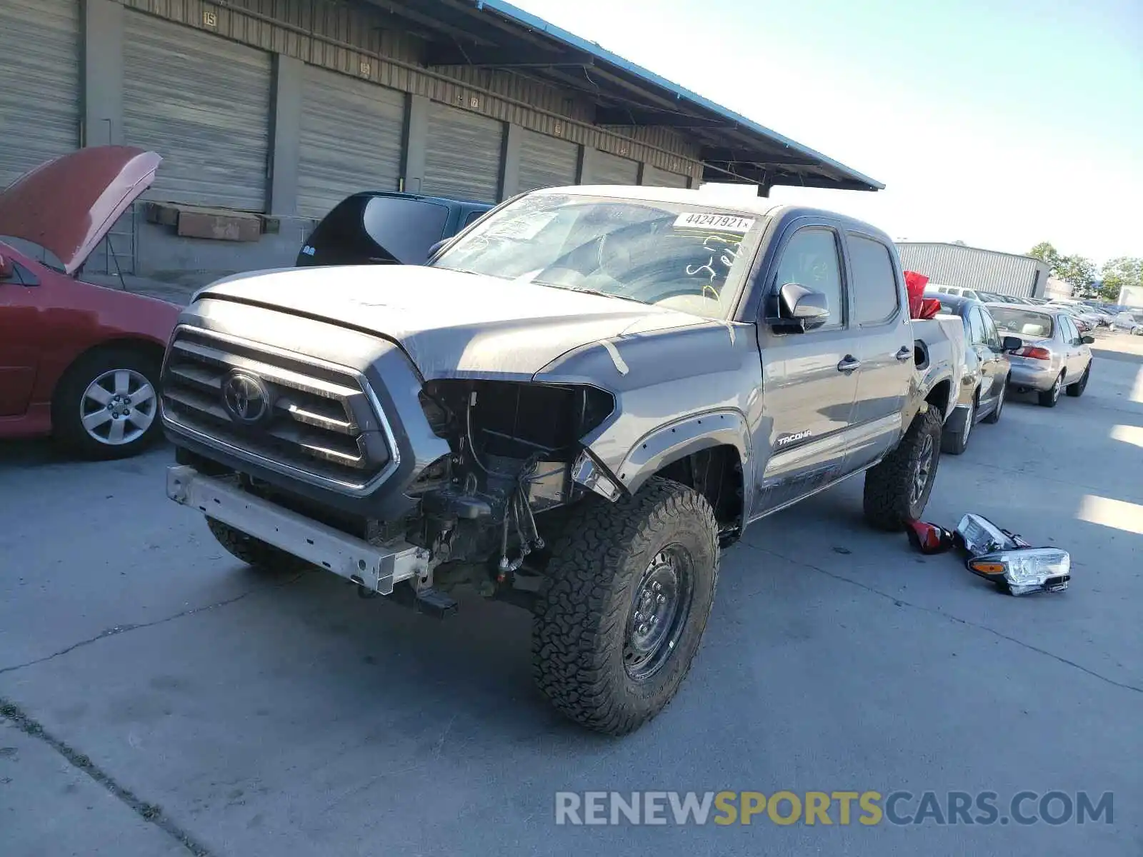 2 Photograph of a damaged car 3TMCZ5AN7MM396506 TOYOTA TACOMA 2021