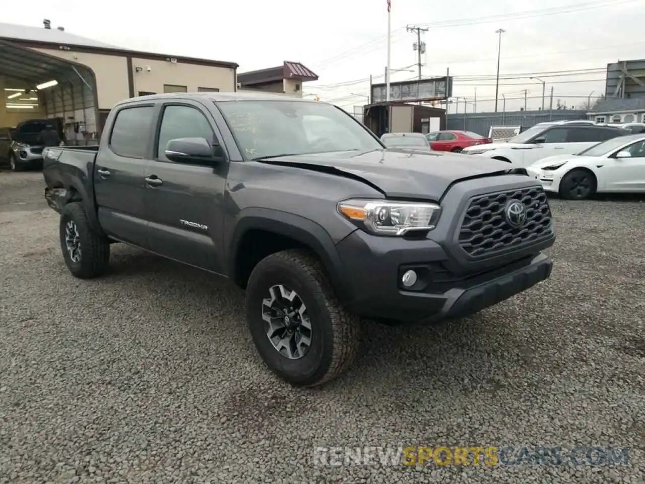 1 Photograph of a damaged car 3TMCZ5AN7MM397493 TOYOTA TACOMA 2021