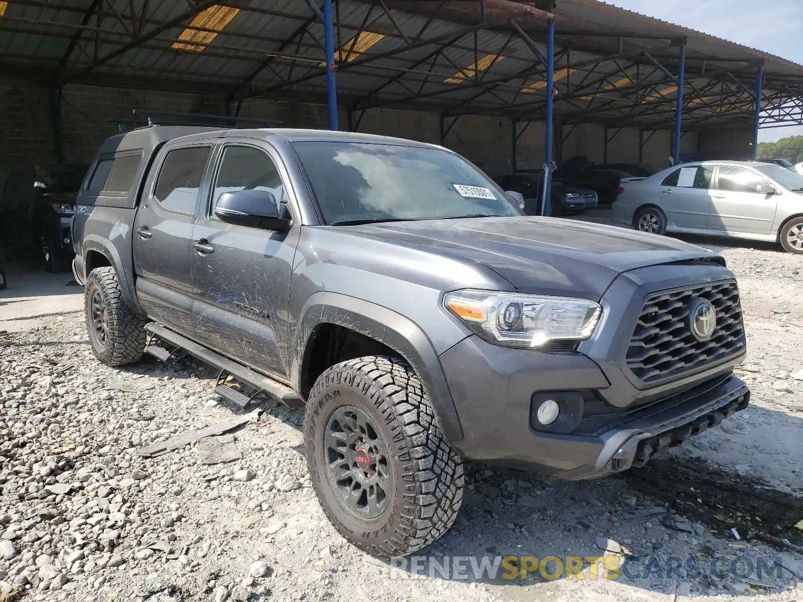 1 Photograph of a damaged car 3TMCZ5AN7MM397851 TOYOTA TACOMA 2021