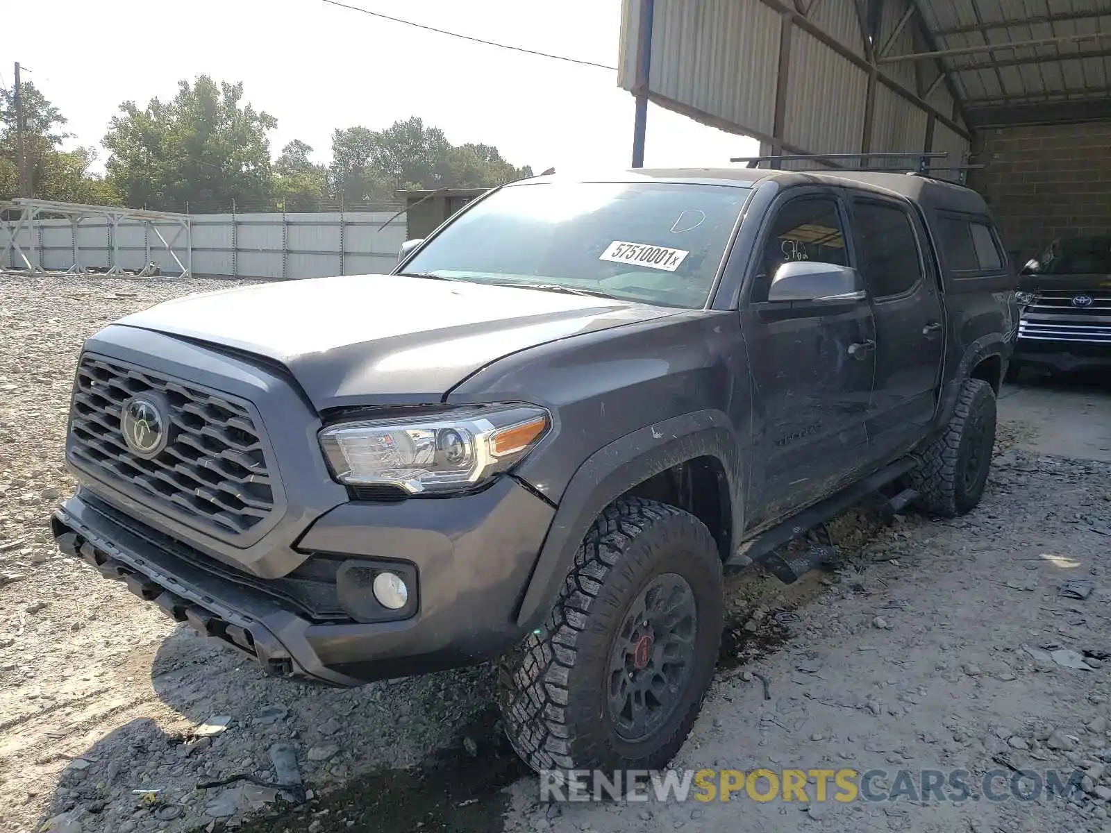 2 Photograph of a damaged car 3TMCZ5AN7MM397851 TOYOTA TACOMA 2021