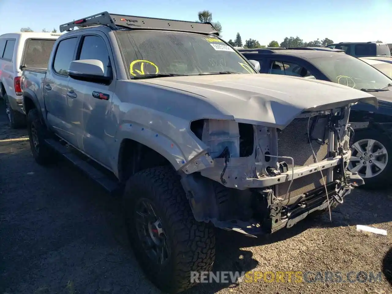 1 Photograph of a damaged car 3TMCZ5AN7MM403471 TOYOTA TACOMA 2021