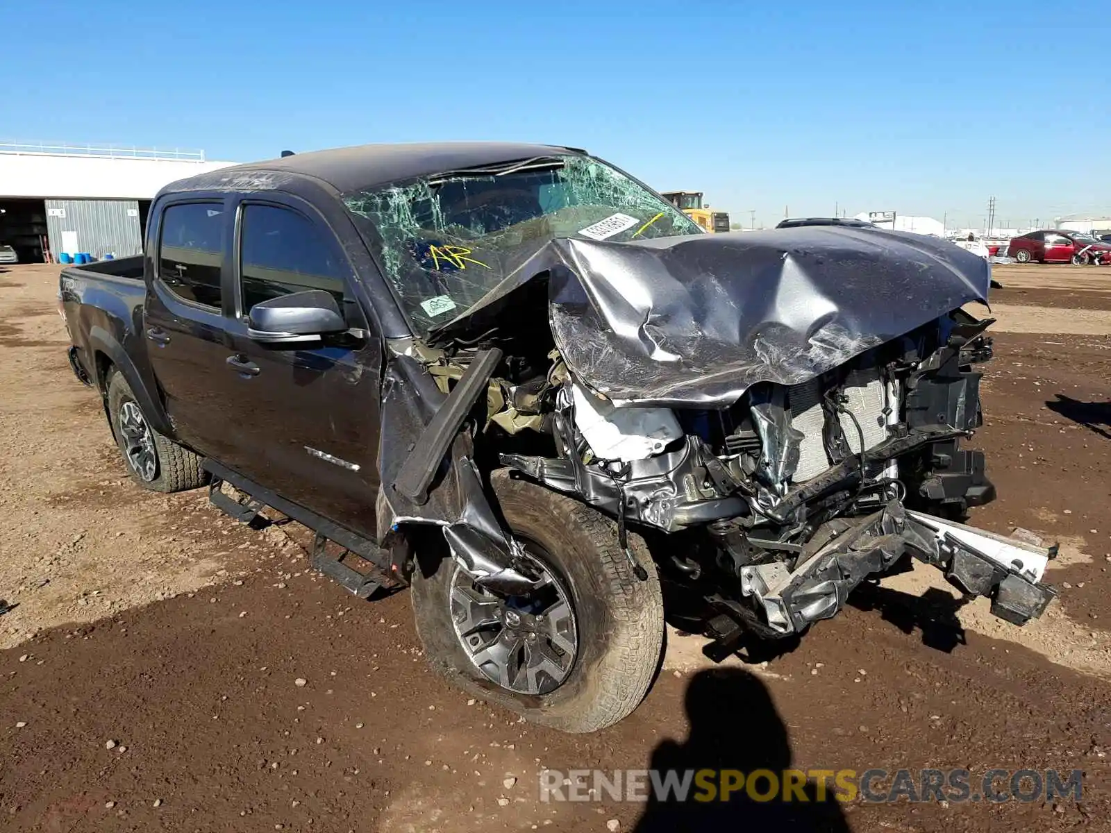 1 Photograph of a damaged car 3TMCZ5AN7MM403602 TOYOTA TACOMA 2021