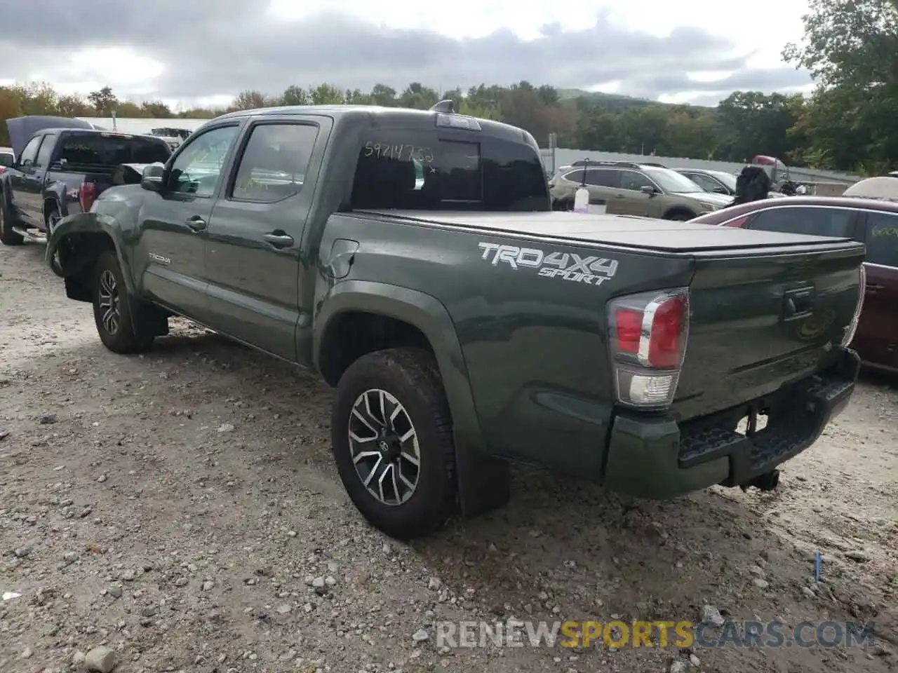 3 Photograph of a damaged car 3TMCZ5AN7MM407097 TOYOTA TACOMA 2021