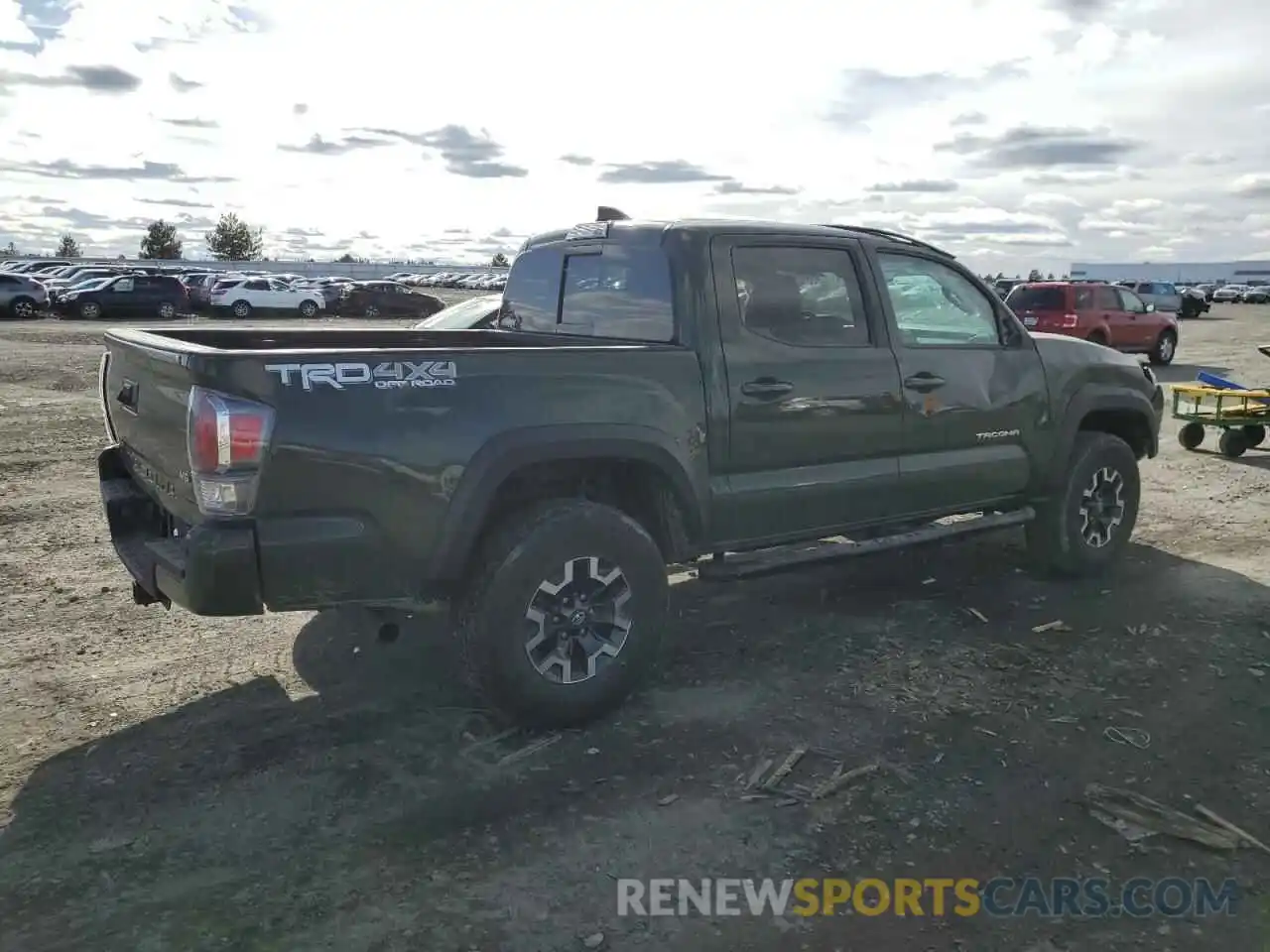 3 Photograph of a damaged car 3TMCZ5AN7MM408525 TOYOTA TACOMA 2021