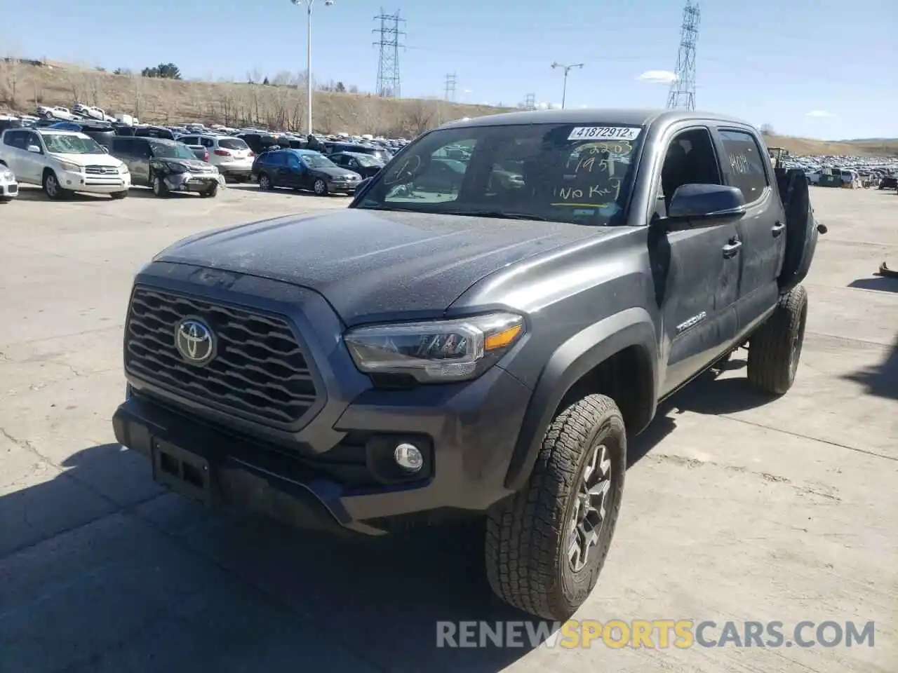 2 Photograph of a damaged car 3TMCZ5AN7MM409223 TOYOTA TACOMA 2021