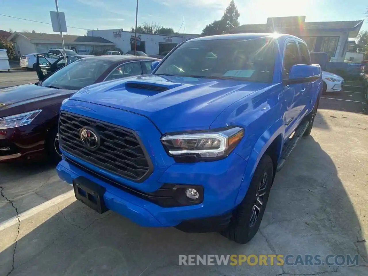 2 Photograph of a damaged car 3TMCZ5AN7MM413904 TOYOTA TACOMA 2021