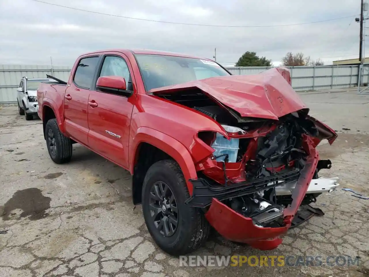 1 Photograph of a damaged car 3TMCZ5AN7MM414115 TOYOTA TACOMA 2021