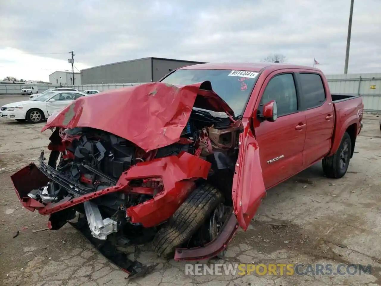 2 Photograph of a damaged car 3TMCZ5AN7MM414115 TOYOTA TACOMA 2021