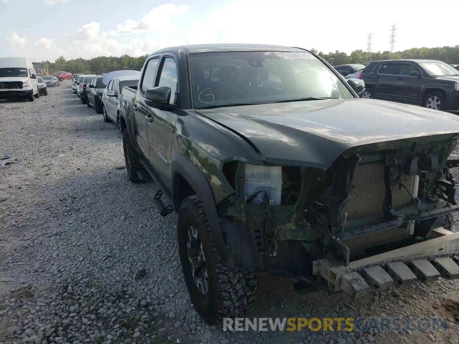 1 Photograph of a damaged car 3TMCZ5AN7MM416950 TOYOTA TACOMA 2021