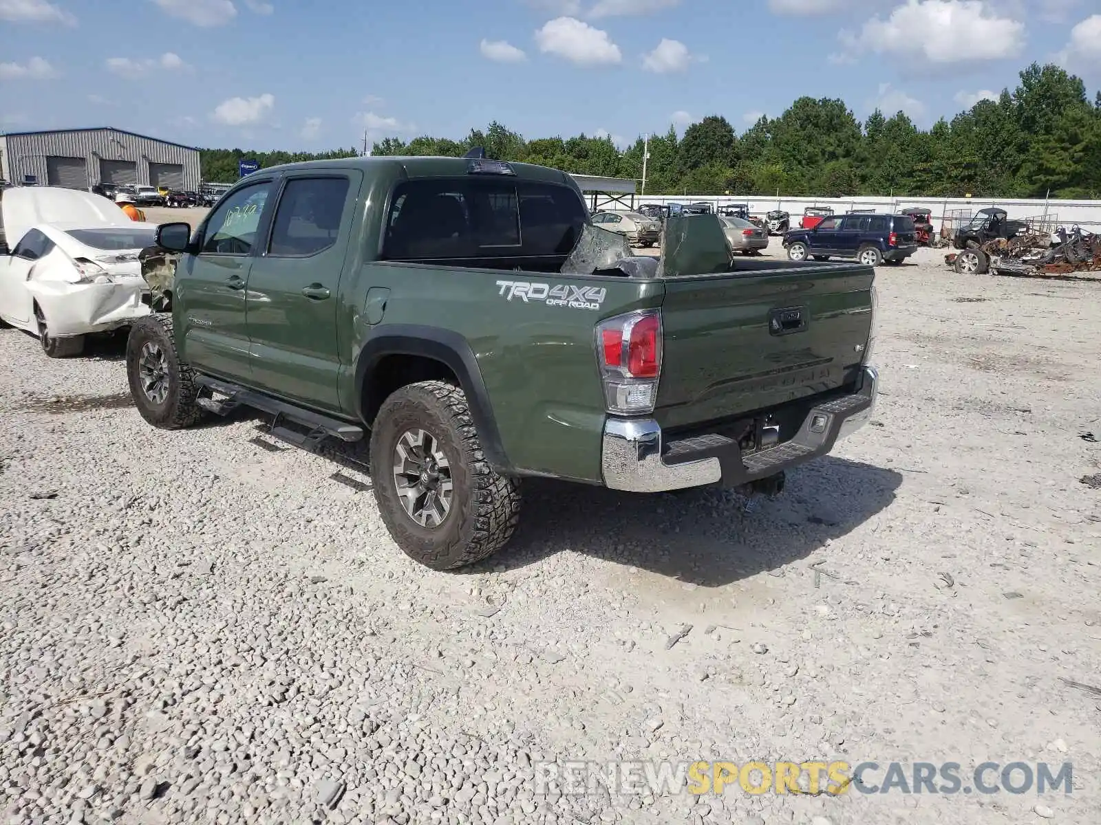 3 Photograph of a damaged car 3TMCZ5AN7MM416950 TOYOTA TACOMA 2021