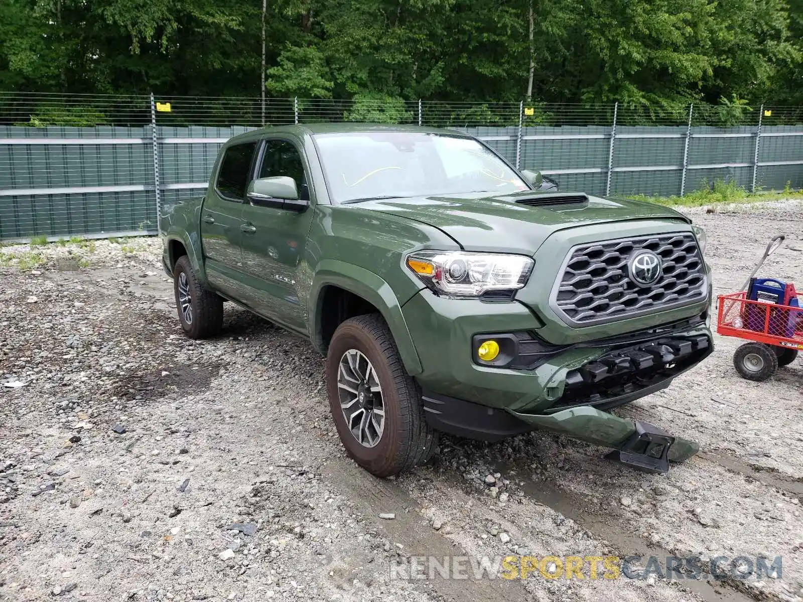 1 Photograph of a damaged car 3TMCZ5AN7MM417497 TOYOTA TACOMA 2021