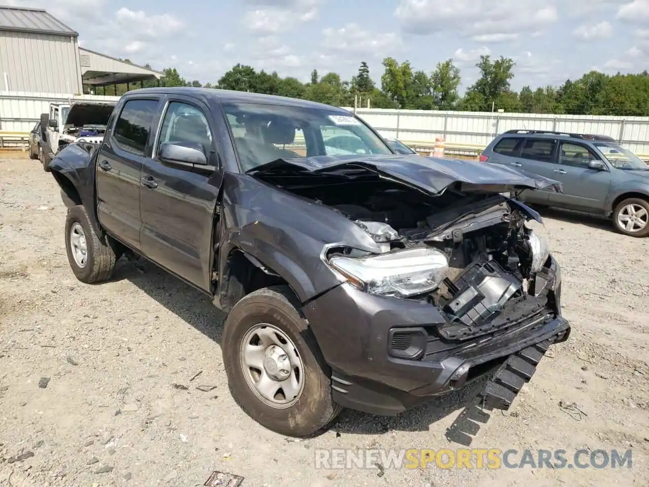 1 Photograph of a damaged car 3TMCZ5AN7MM419282 TOYOTA TACOMA 2021