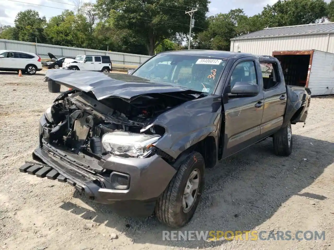 2 Photograph of a damaged car 3TMCZ5AN7MM419282 TOYOTA TACOMA 2021