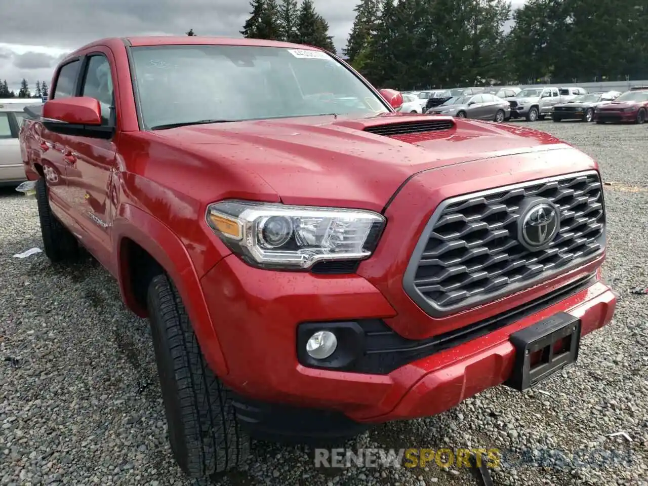 1 Photograph of a damaged car 3TMCZ5AN7MM420335 TOYOTA TACOMA 2021