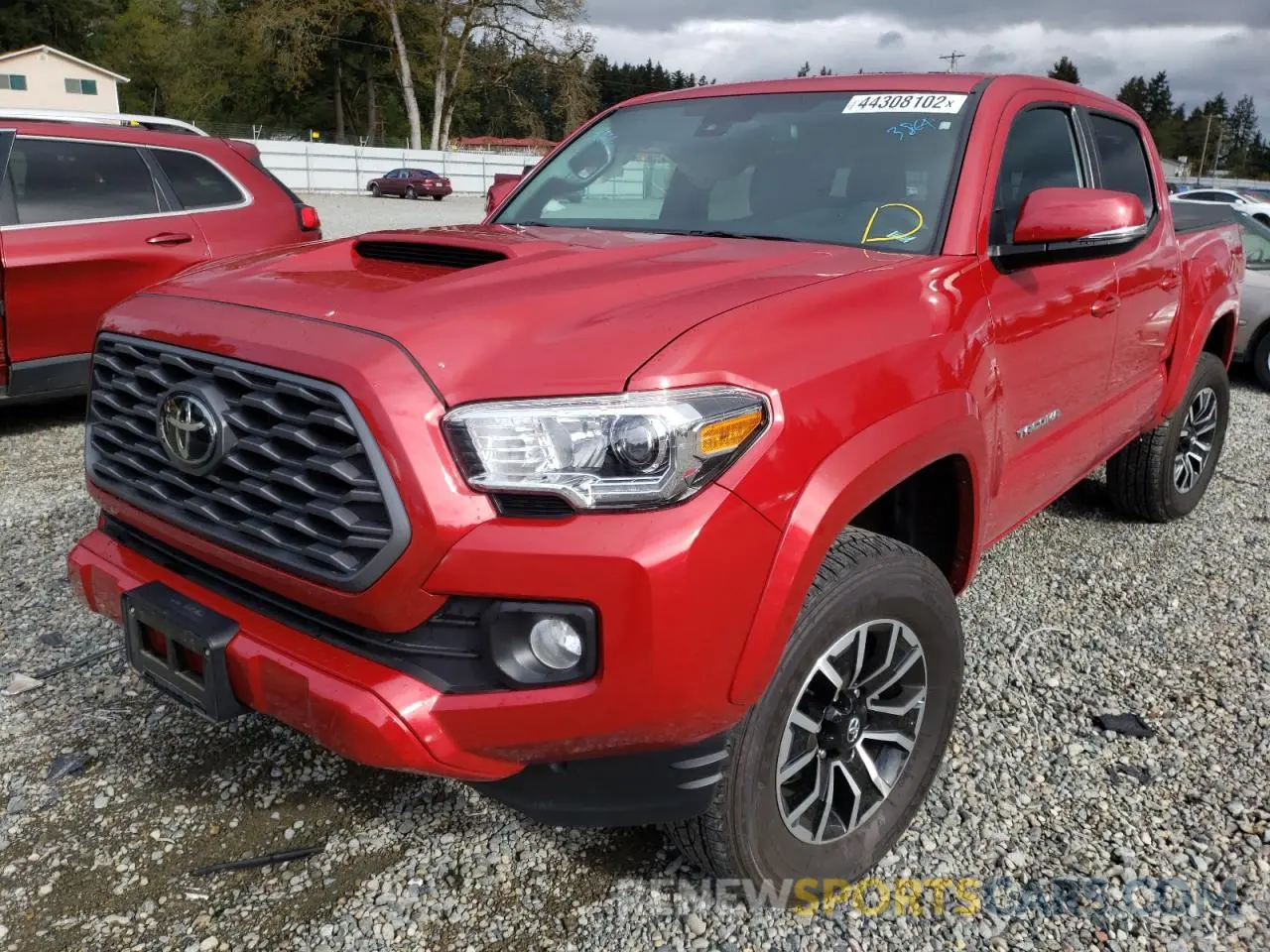 2 Photograph of a damaged car 3TMCZ5AN7MM420335 TOYOTA TACOMA 2021