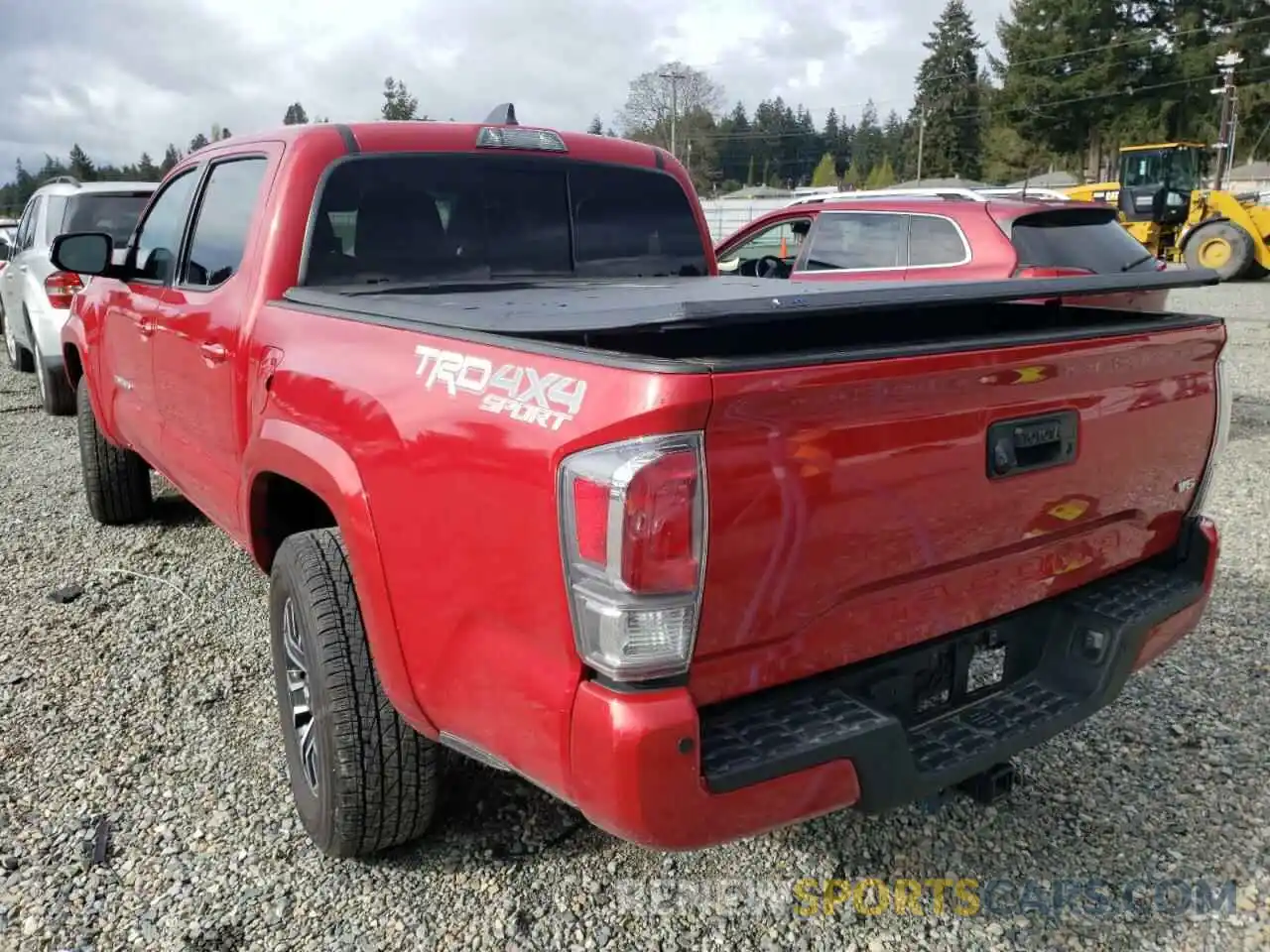 3 Photograph of a damaged car 3TMCZ5AN7MM420335 TOYOTA TACOMA 2021