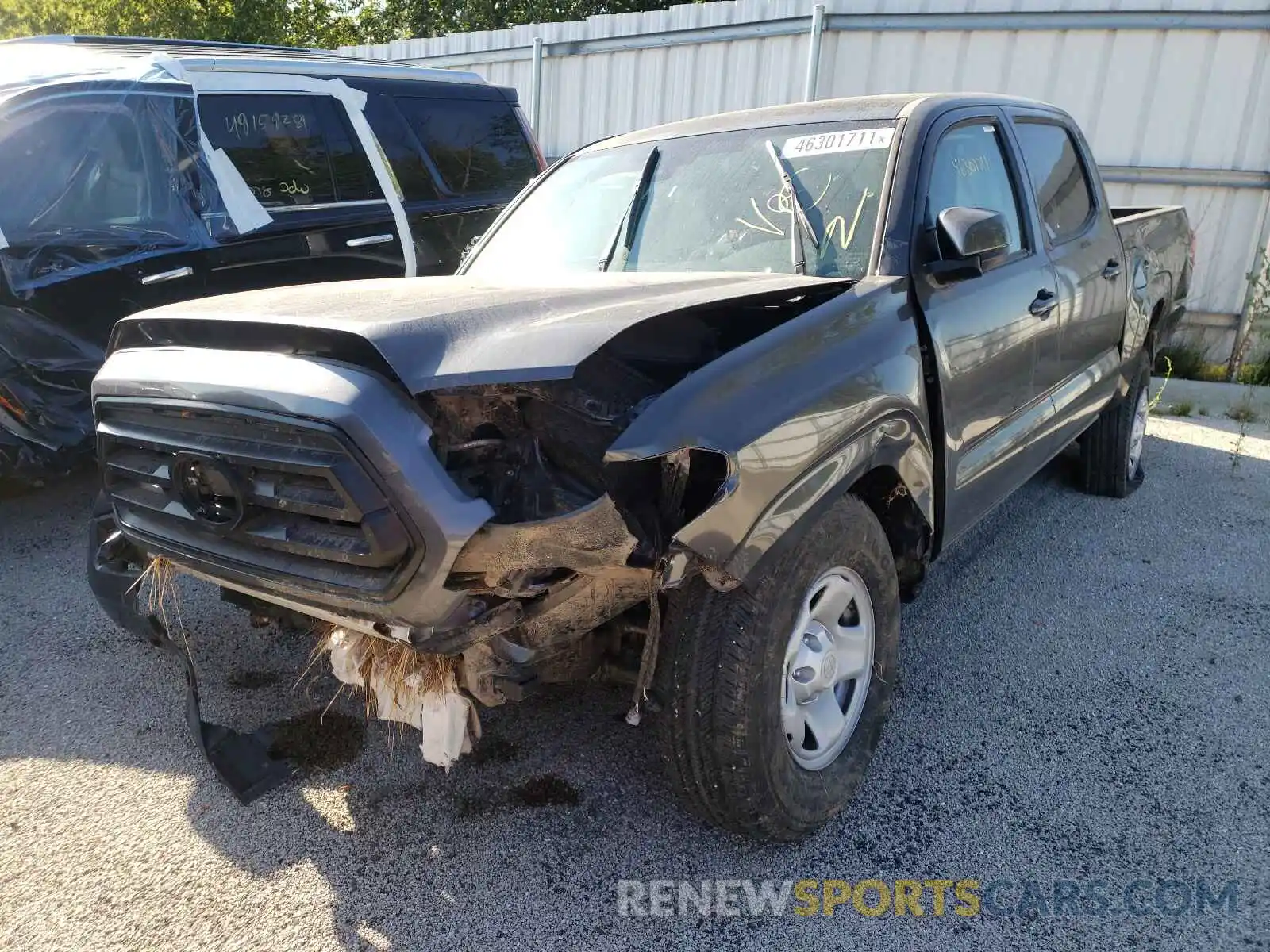 2 Photograph of a damaged car 3TMCZ5AN7MM423977 TOYOTA TACOMA 2021