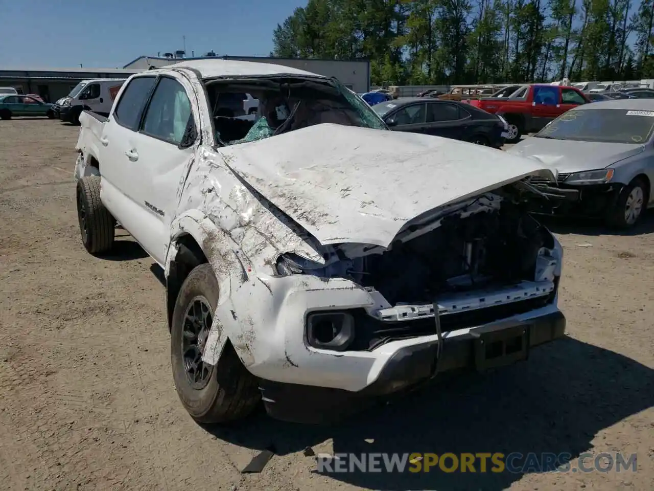 1 Photograph of a damaged car 3TMCZ5AN7MM426216 TOYOTA TACOMA 2021