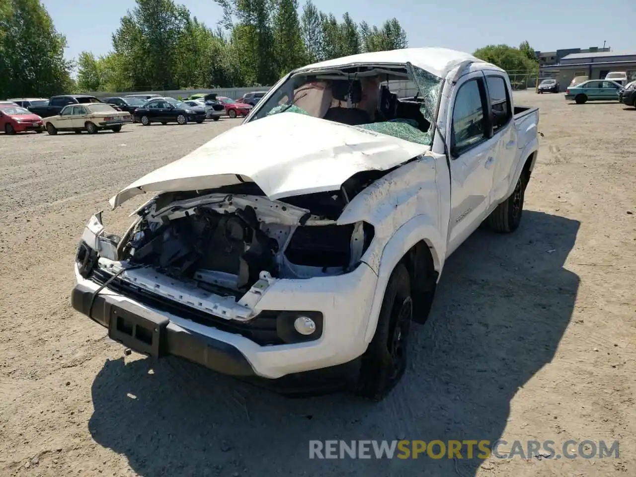 2 Photograph of a damaged car 3TMCZ5AN7MM426216 TOYOTA TACOMA 2021