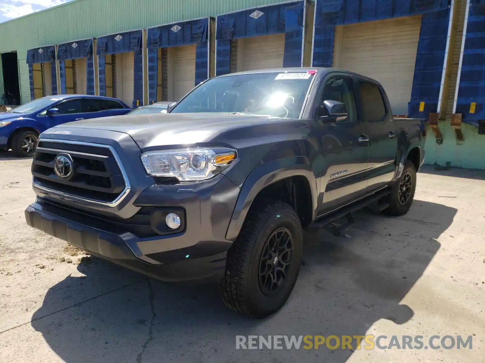 2 Photograph of a damaged car 3TMCZ5AN7MM426295 TOYOTA TACOMA 2021