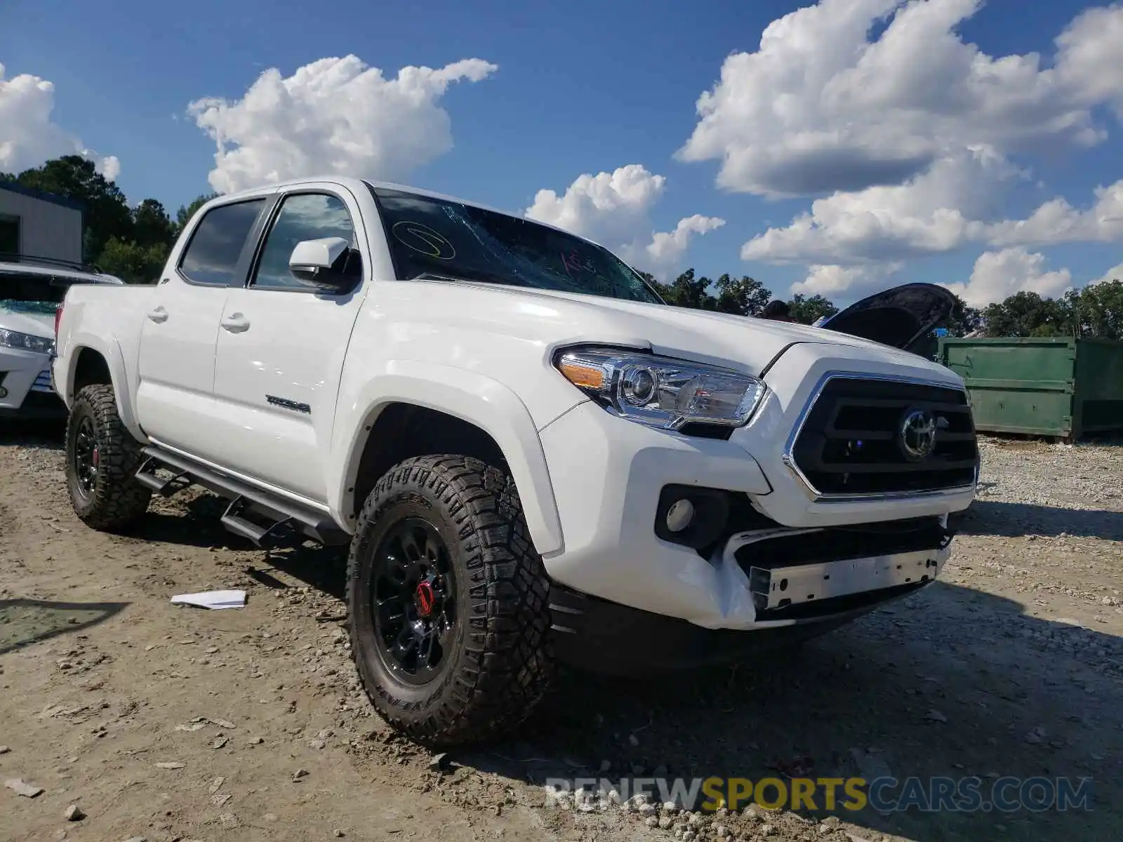 1 Photograph of a damaged car 3TMCZ5AN7MM433117 TOYOTA TACOMA 2021