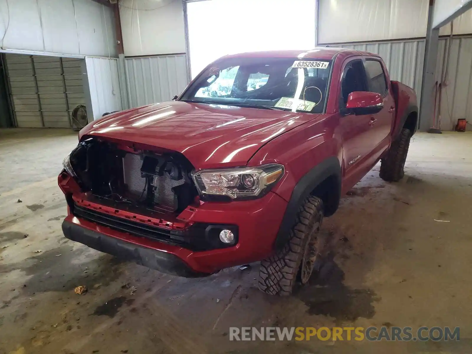 2 Photograph of a damaged car 3TMCZ5AN7MM433179 TOYOTA TACOMA 2021