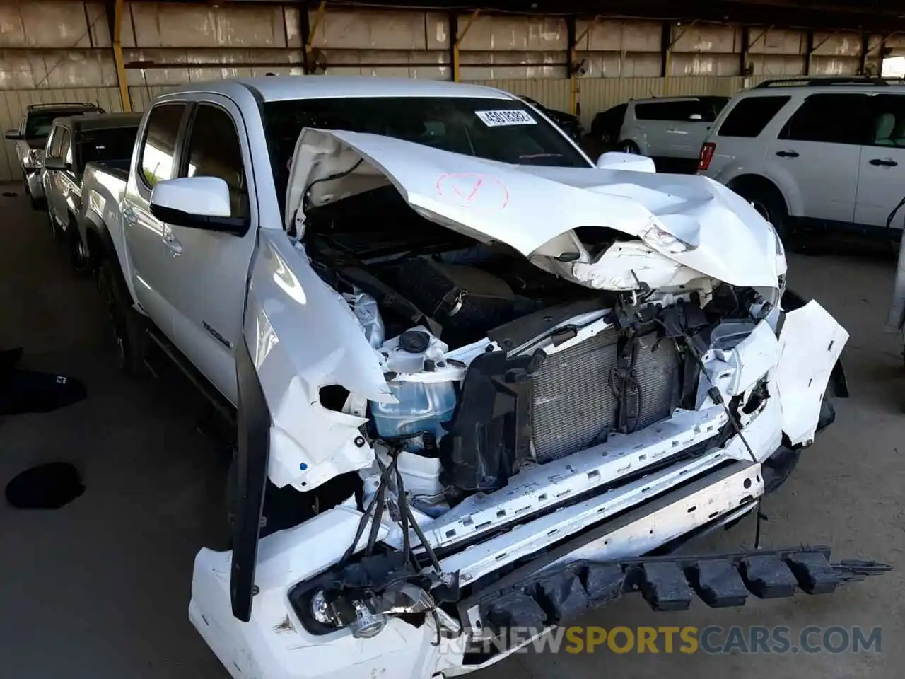 1 Photograph of a damaged car 3TMCZ5AN7MM435420 TOYOTA TACOMA 2021