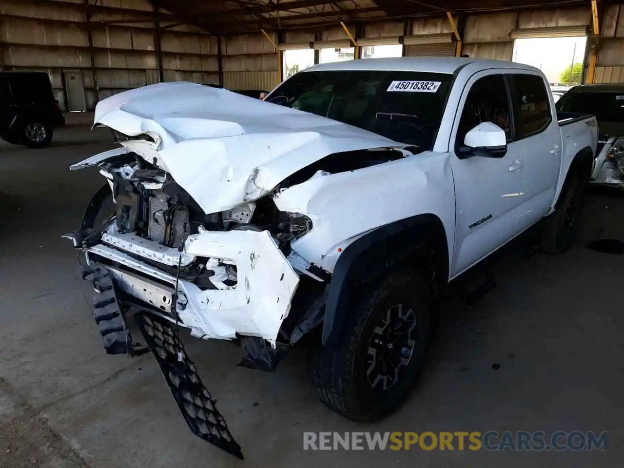 2 Photograph of a damaged car 3TMCZ5AN7MM435420 TOYOTA TACOMA 2021