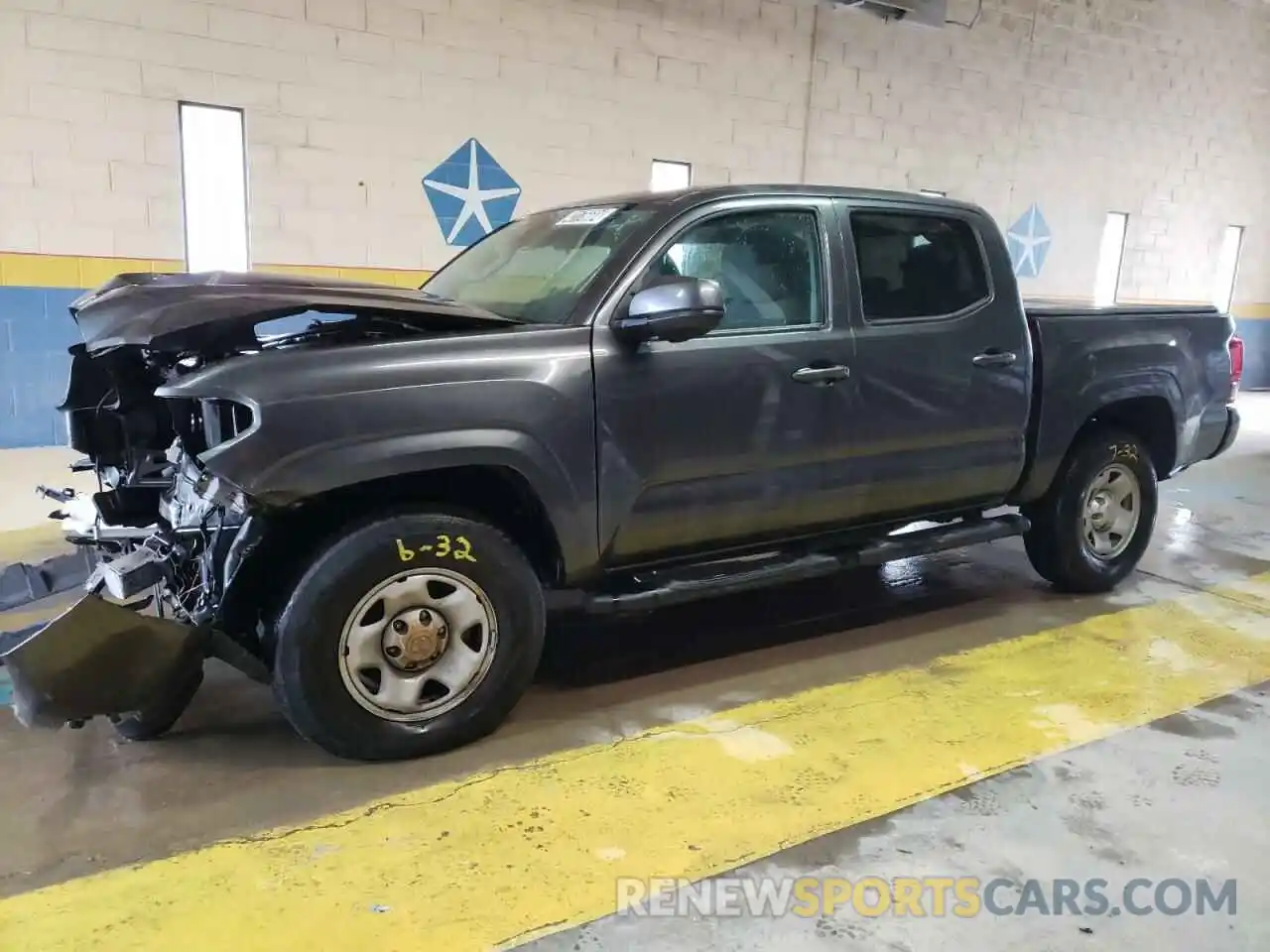 1 Photograph of a damaged car 3TMCZ5AN7MM445672 TOYOTA TACOMA 2021