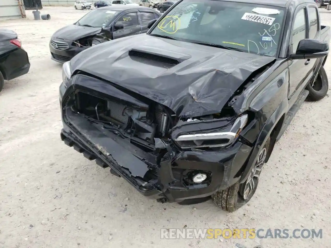 9 Photograph of a damaged car 3TMCZ5AN7MM450631 TOYOTA TACOMA 2021