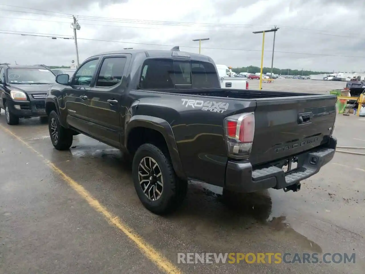 3 Photograph of a damaged car 3TMCZ5AN8MM371016 TOYOTA TACOMA 2021