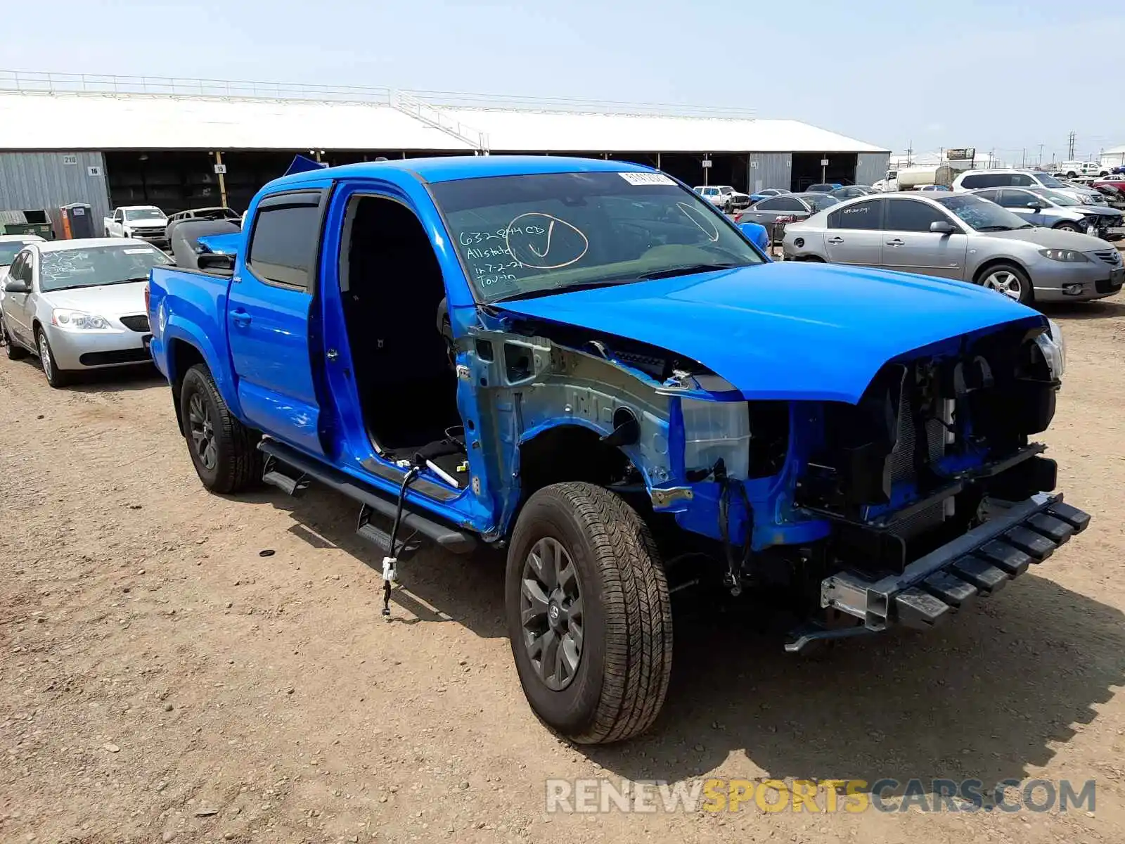 9 Фотография поврежденного автомобиля 3TMCZ5AN8MM372229 TOYOTA TACOMA 2021