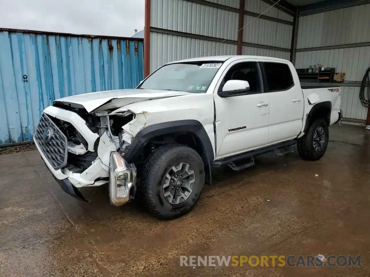 1 Photograph of a damaged car 3TMCZ5AN8MM373199 TOYOTA TACOMA 2021