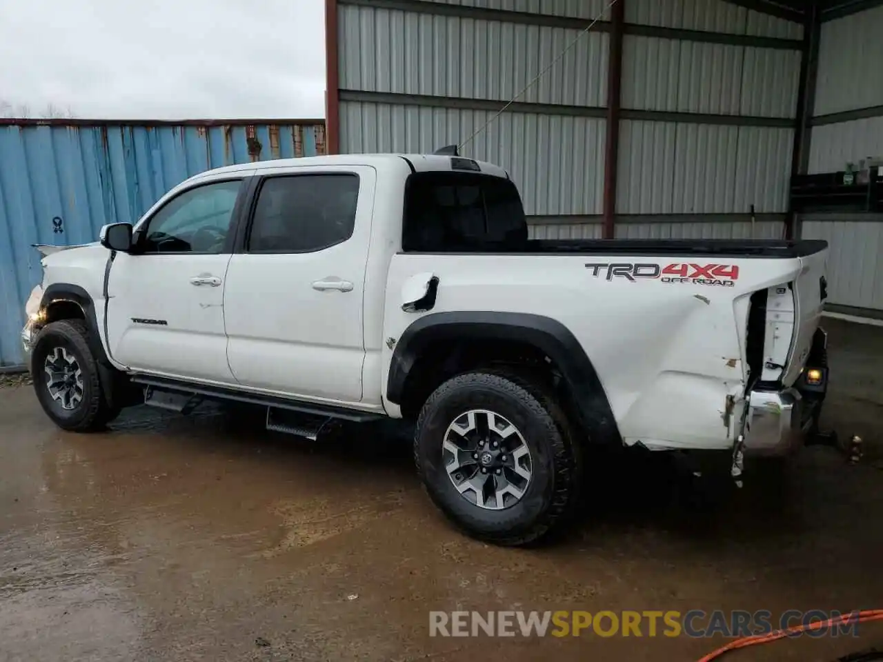 2 Photograph of a damaged car 3TMCZ5AN8MM373199 TOYOTA TACOMA 2021