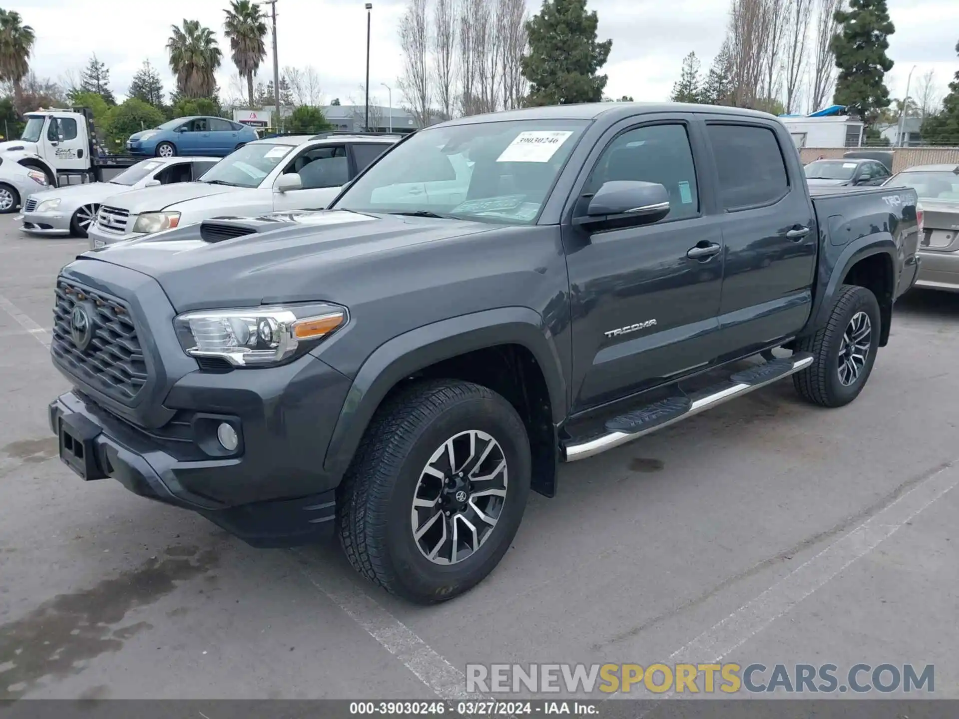 2 Photograph of a damaged car 3TMCZ5AN8MM373400 TOYOTA TACOMA 2021