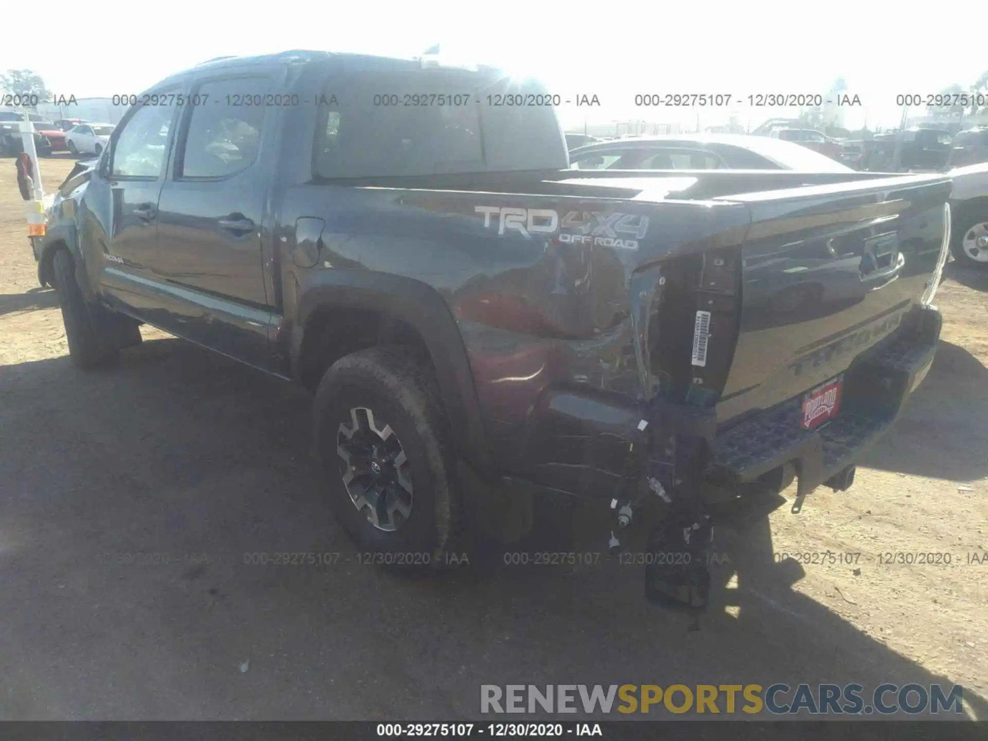 3 Photograph of a damaged car 3TMCZ5AN8MM375020 TOYOTA TACOMA 2021