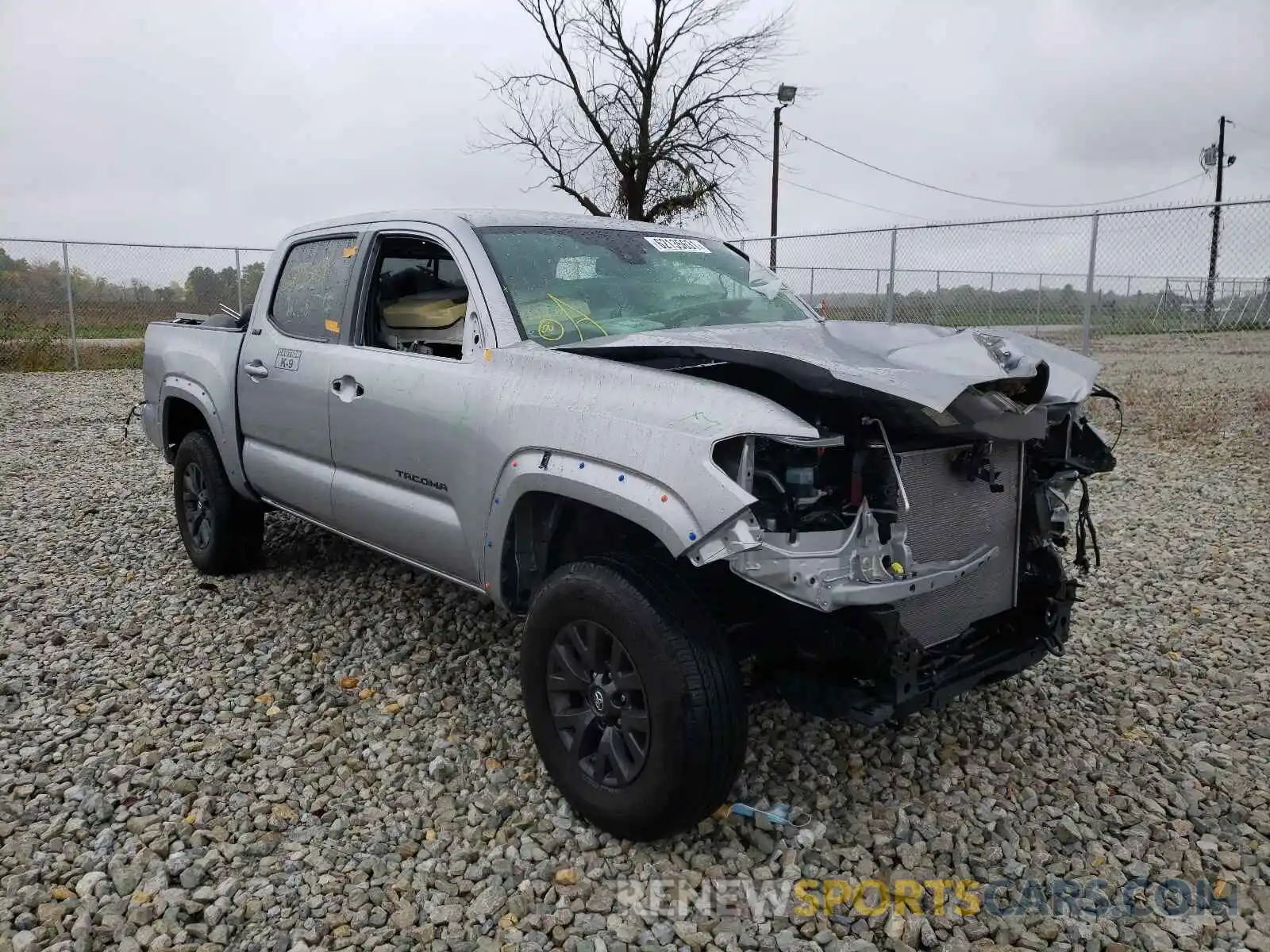 1 Photograph of a damaged car 3TMCZ5AN8MM377902 TOYOTA TACOMA 2021