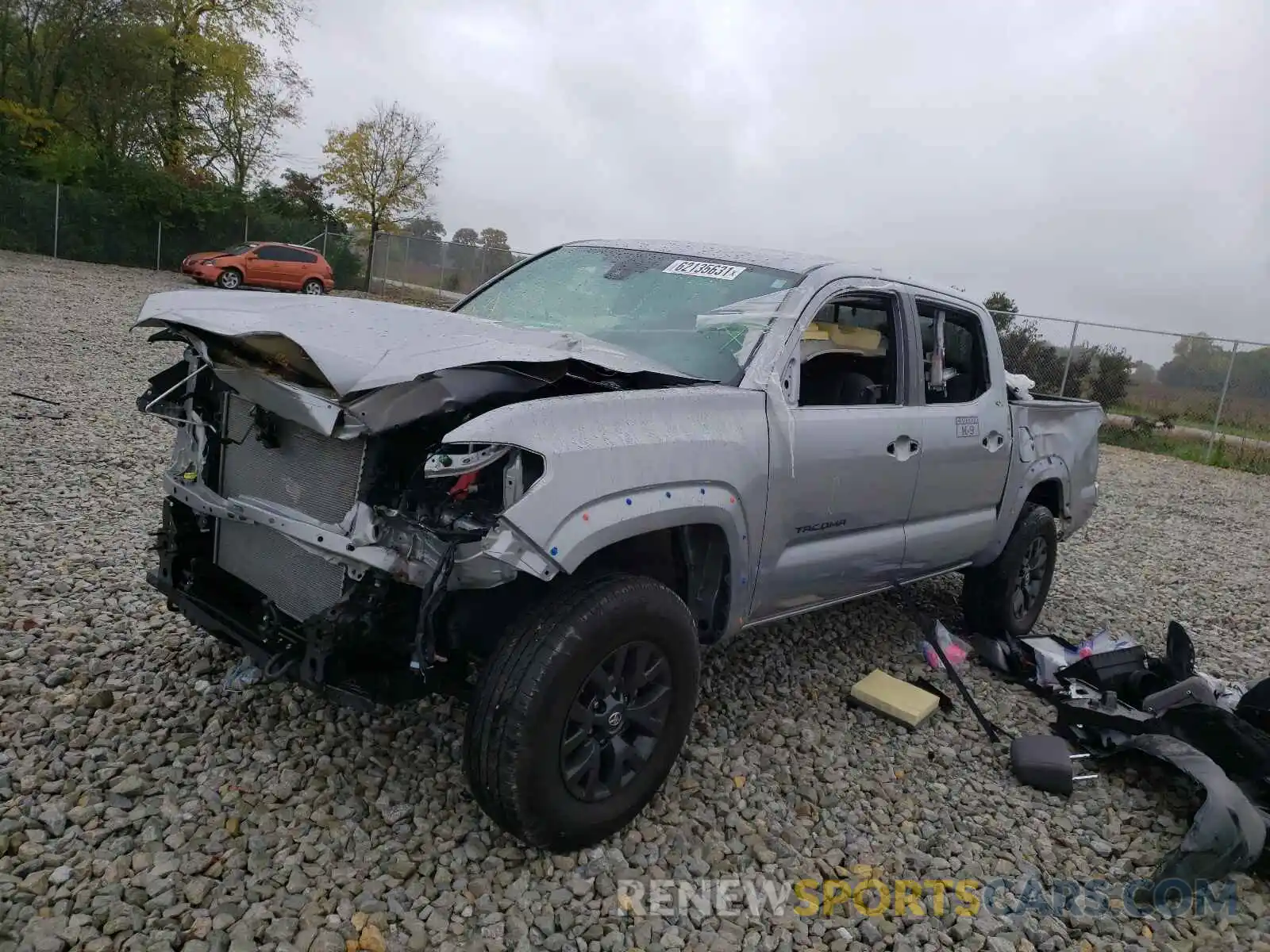 2 Photograph of a damaged car 3TMCZ5AN8MM377902 TOYOTA TACOMA 2021