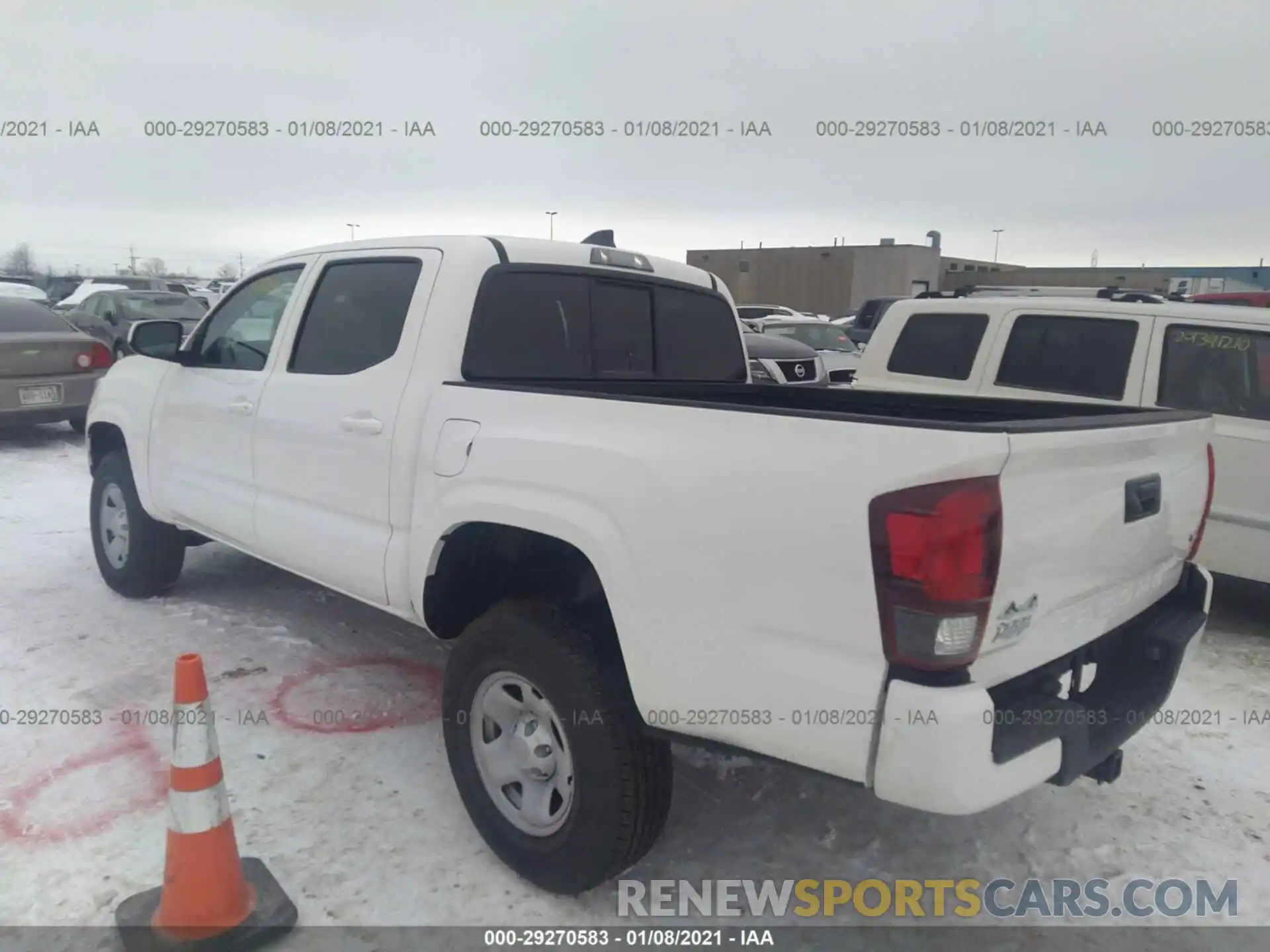 3 Photograph of a damaged car 3TMCZ5AN8MM384011 TOYOTA TACOMA 2021