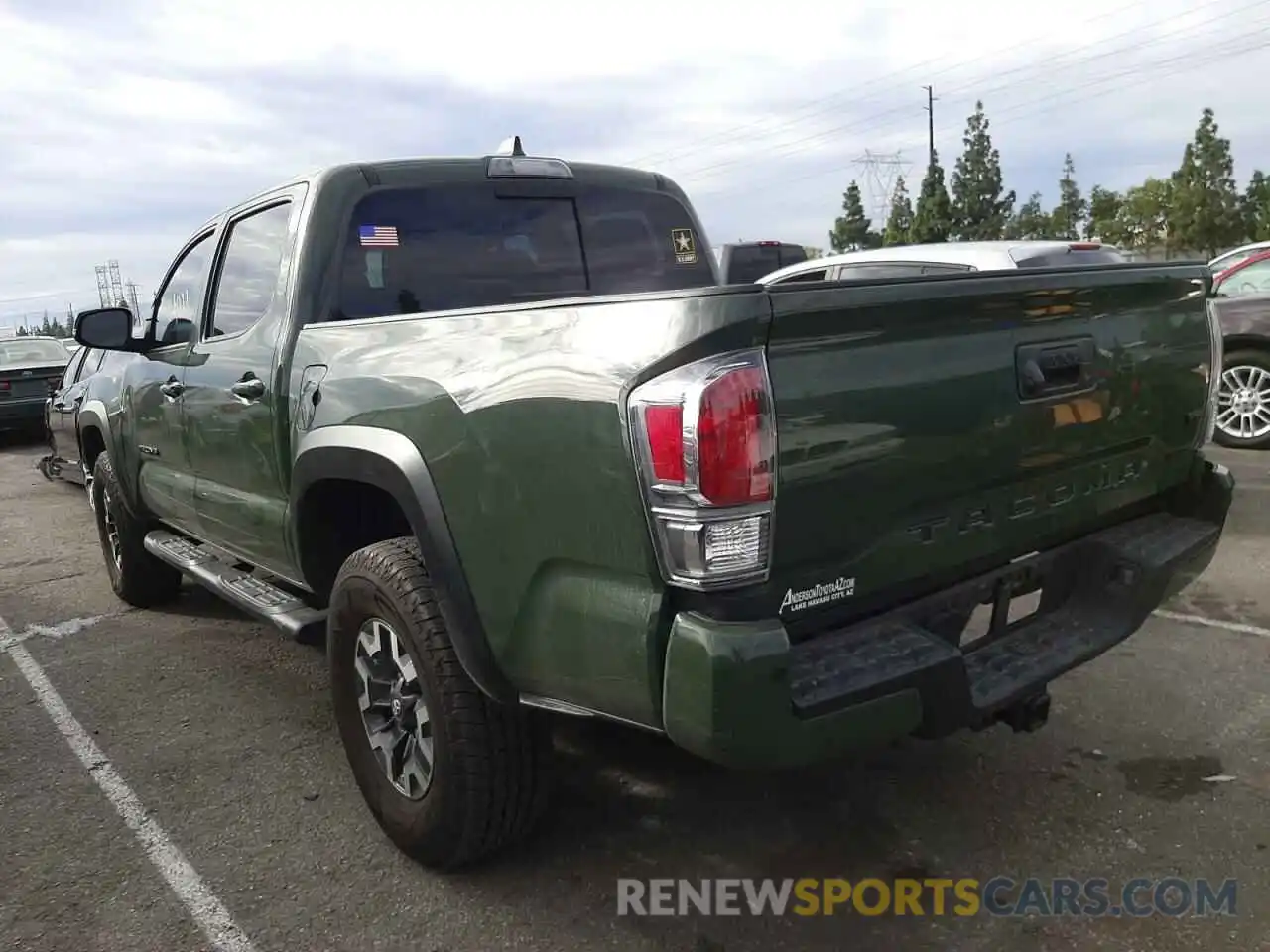 3 Photograph of a damaged car 3TMCZ5AN8MM393193 TOYOTA TACOMA 2021