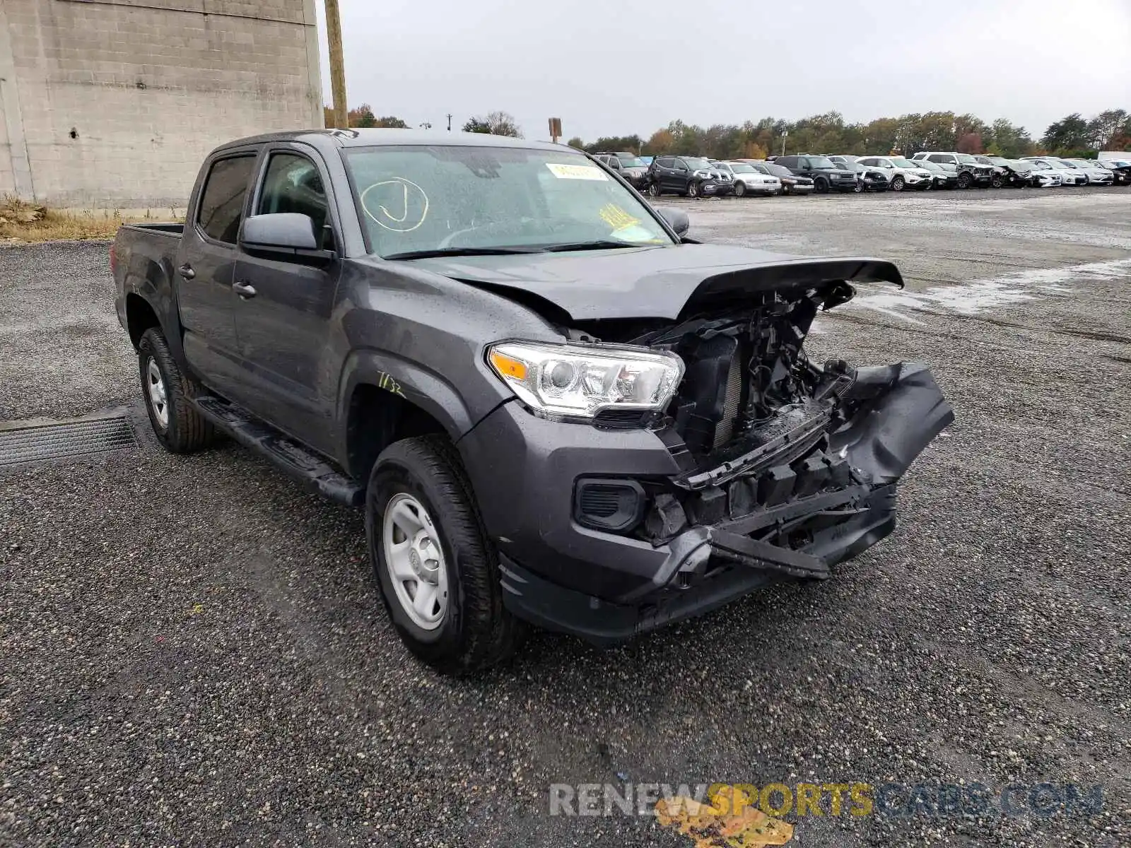 1 Photograph of a damaged car 3TMCZ5AN8MM402202 TOYOTA TACOMA 2021