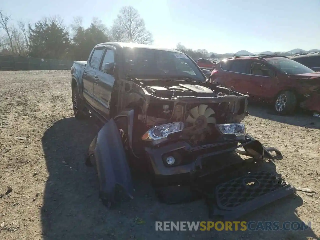 1 Photograph of a damaged car 3TMCZ5AN8MM407092 TOYOTA TACOMA 2021