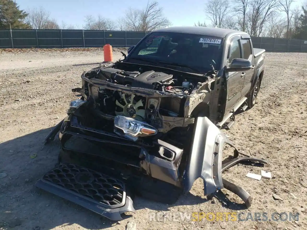 2 Photograph of a damaged car 3TMCZ5AN8MM407092 TOYOTA TACOMA 2021