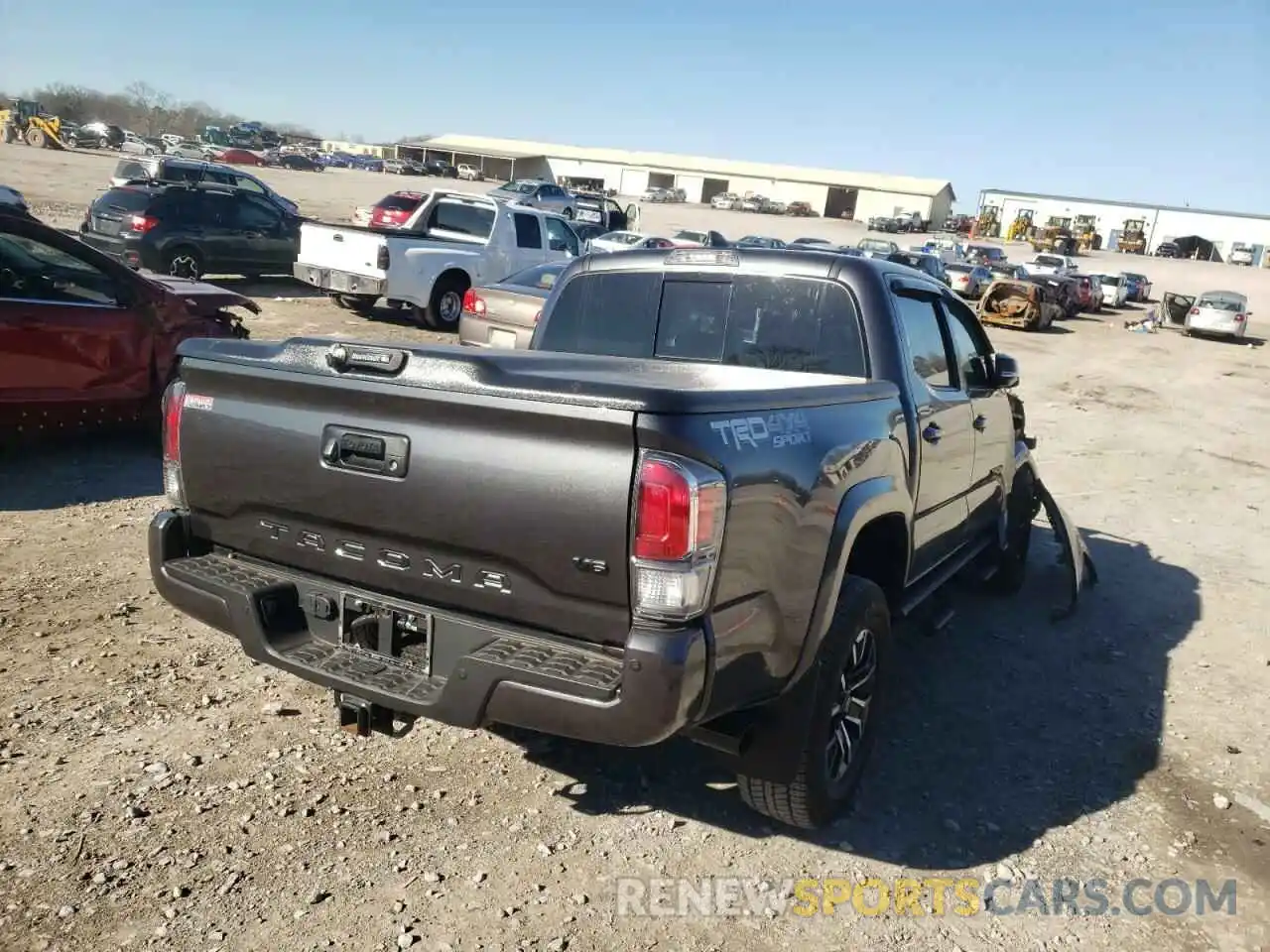 4 Photograph of a damaged car 3TMCZ5AN8MM407092 TOYOTA TACOMA 2021