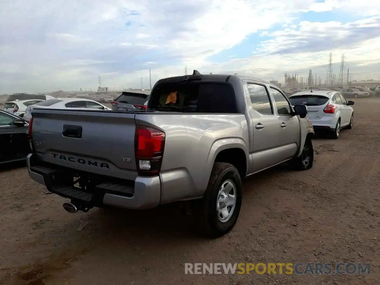 4 Фотография поврежденного автомобиля 3TMCZ5AN8MM408226 TOYOTA TACOMA 2021