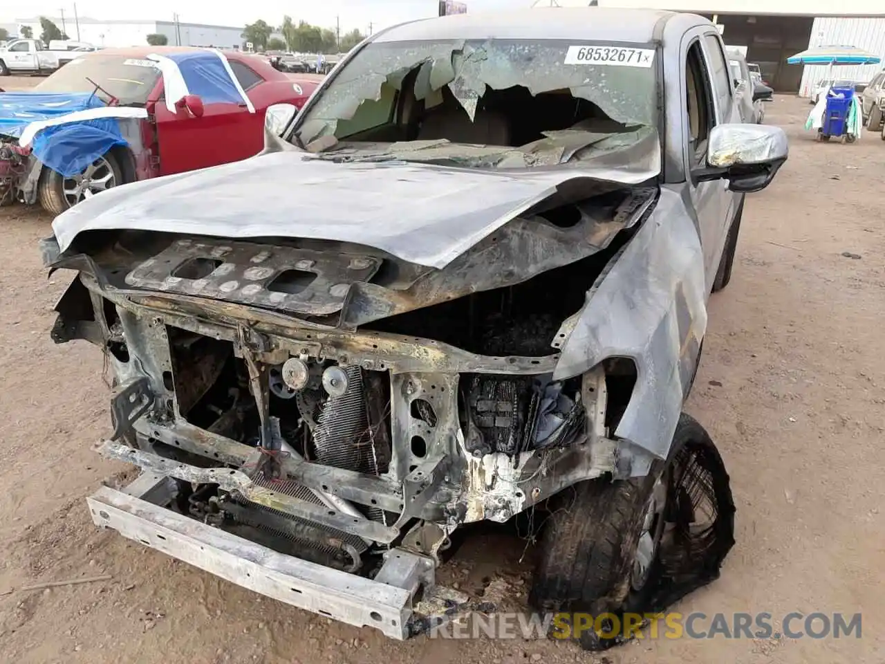 9 Photograph of a damaged car 3TMCZ5AN8MM408226 TOYOTA TACOMA 2021