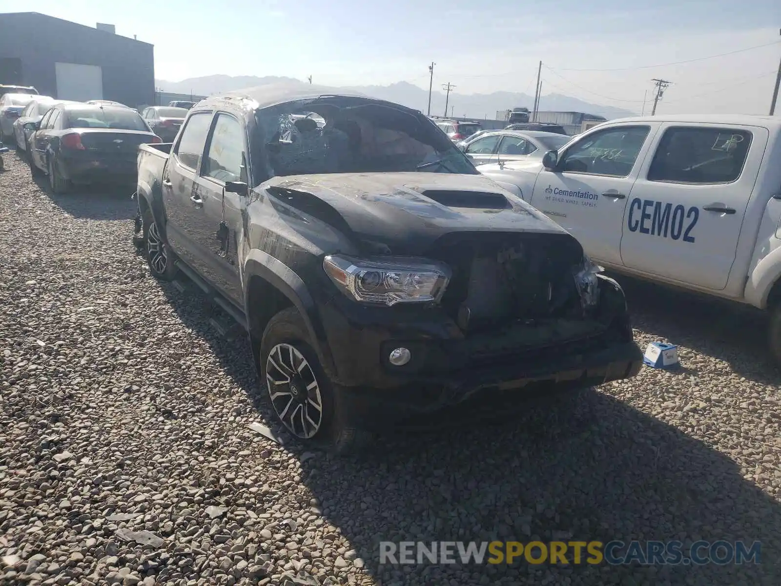 1 Photograph of a damaged car 3TMCZ5AN8MM408954 TOYOTA TACOMA 2021