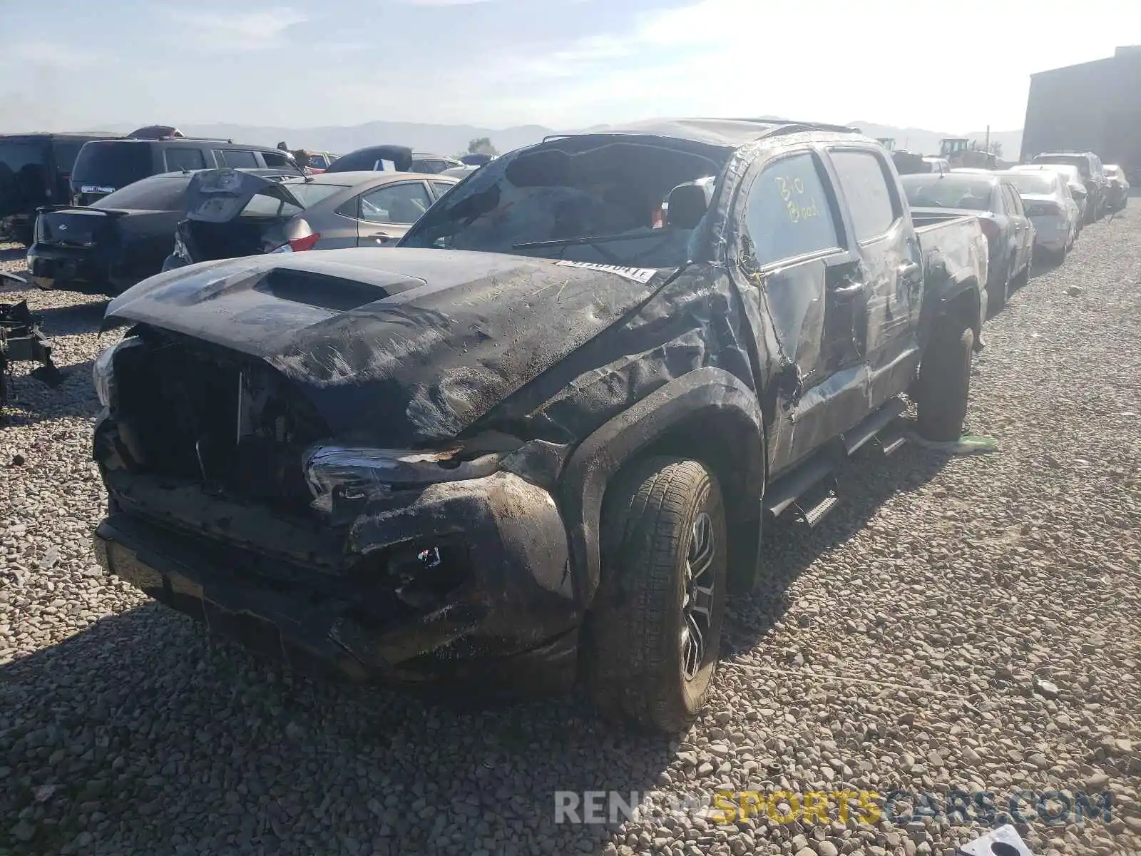 2 Photograph of a damaged car 3TMCZ5AN8MM408954 TOYOTA TACOMA 2021