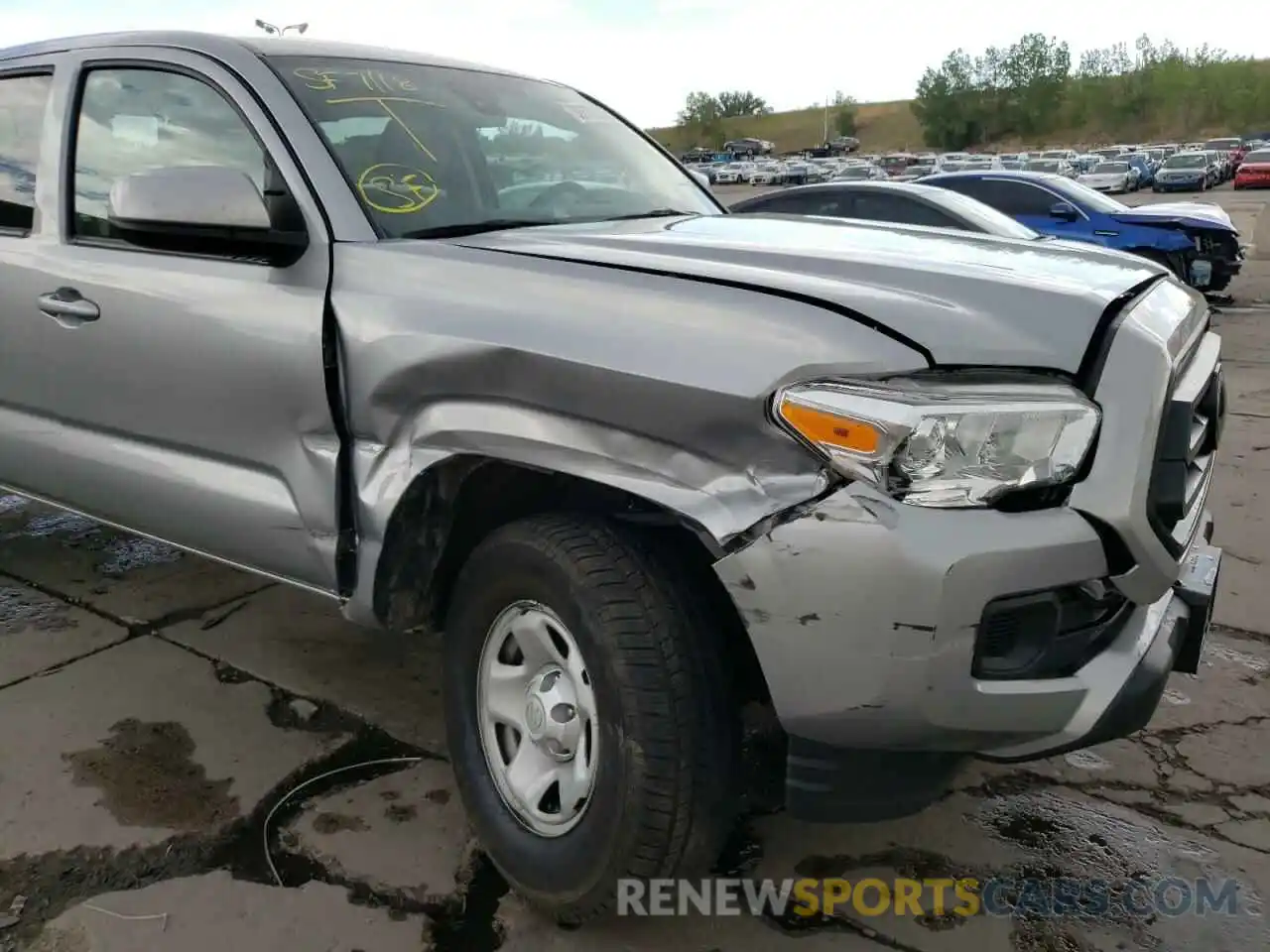 9 Photograph of a damaged car 3TMCZ5AN8MM413992 TOYOTA TACOMA 2021