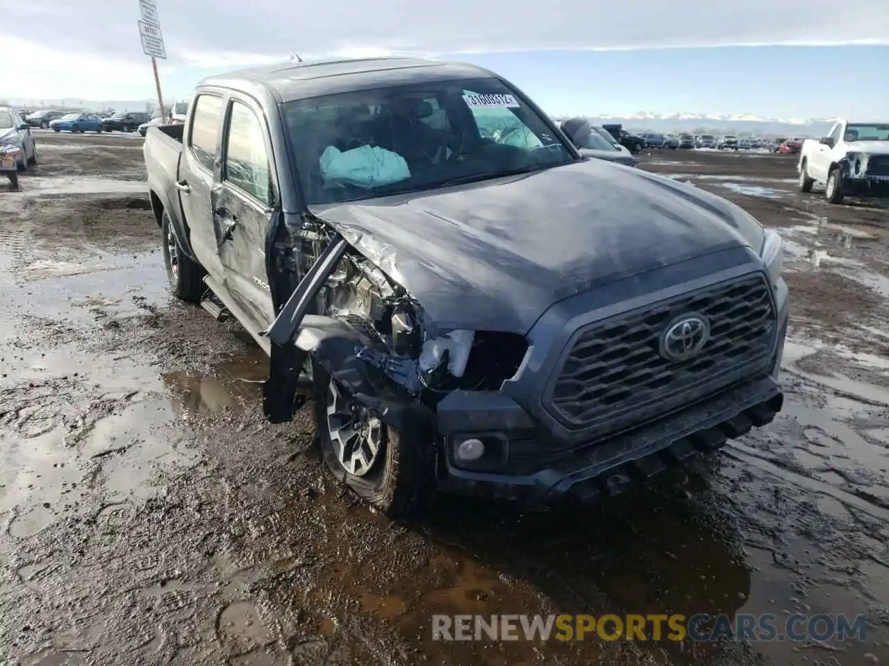 1 Photograph of a damaged car 3TMCZ5AN8MM415970 TOYOTA TACOMA 2021